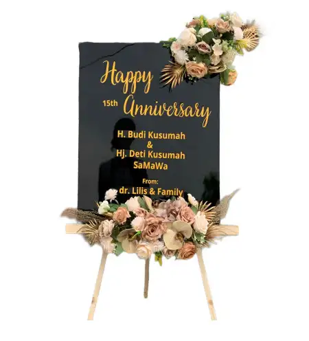 Papan Bunga Akrilik Sanga Sanga