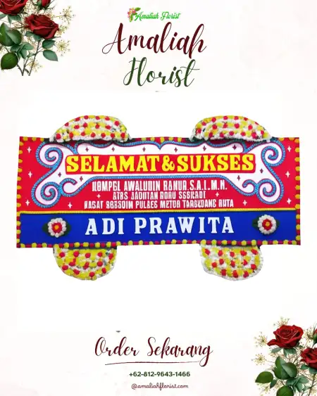 Papan Bunga Ucapan Selamat Sanga Sanga